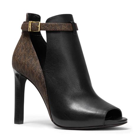 women's michael kors black boots|Michael Kors outlet kara bootie.